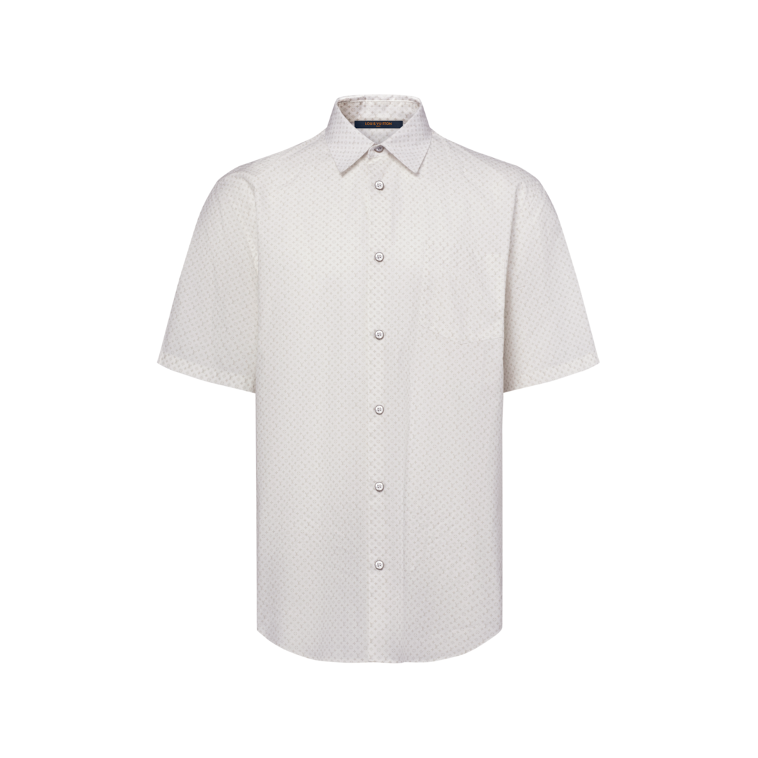 Monogram Printed Short-Sleeved Shirt - Men - Ready-to-Wear | LOUIS